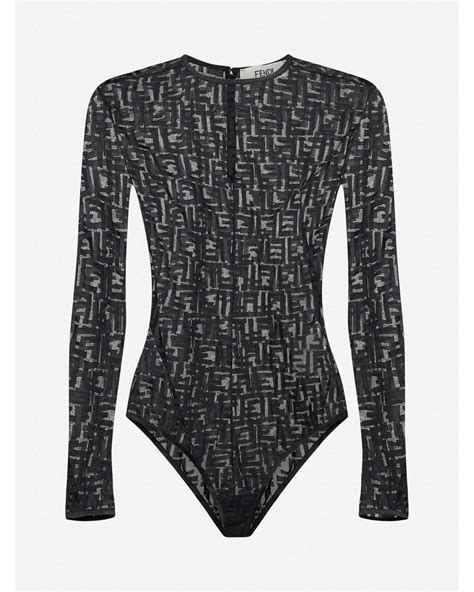 fendi lace bodysuit